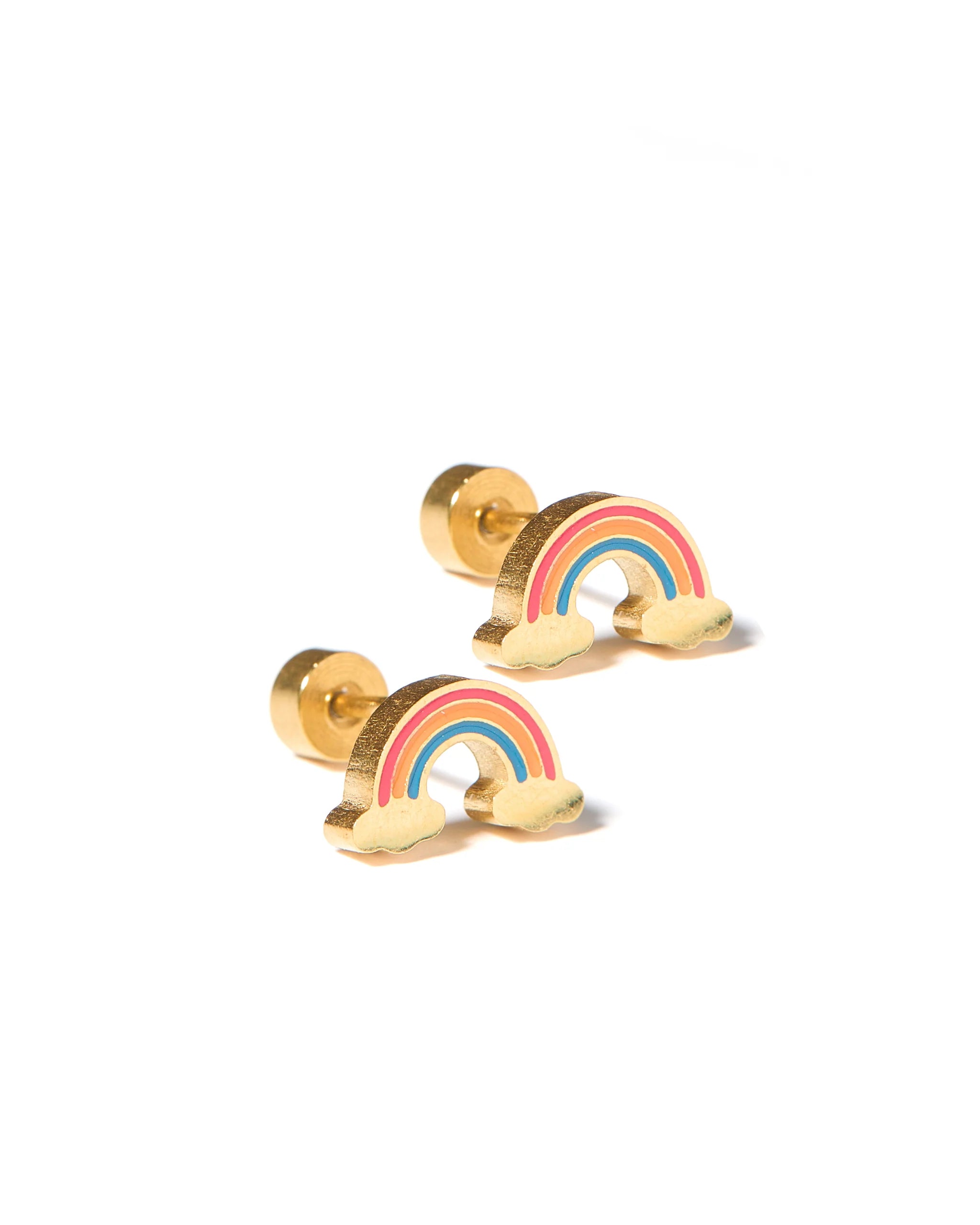 Linny Co 'Rainbow Days Screwback Stud'