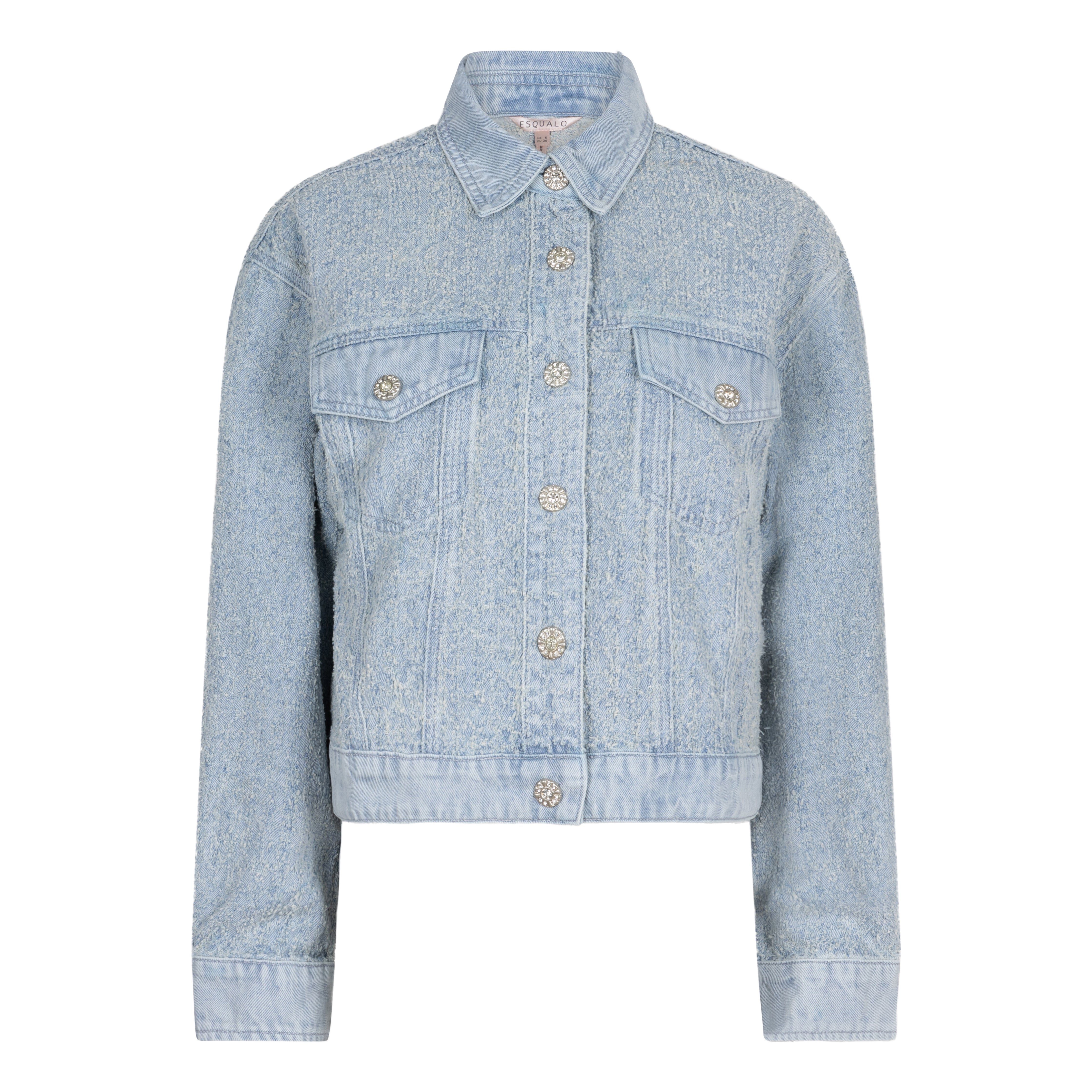 Esqualo 'Jean Jacket W/Embroidered Button'