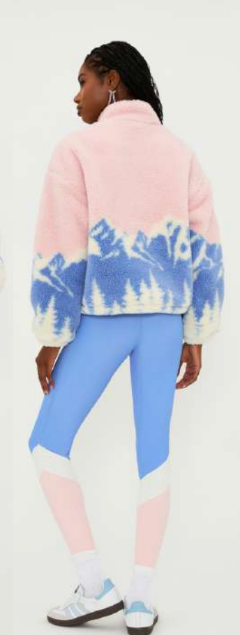 Beach Riot 'Leona Sherpa Pullover'