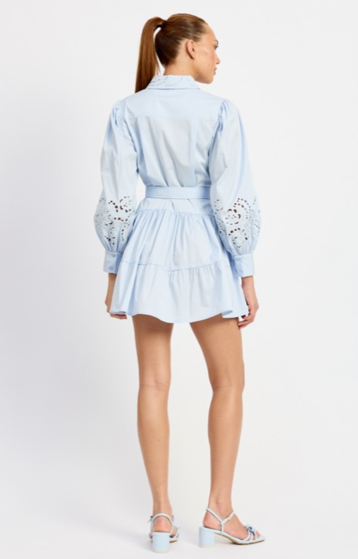 En Saison 'Abigail Mini Shirt Dress'