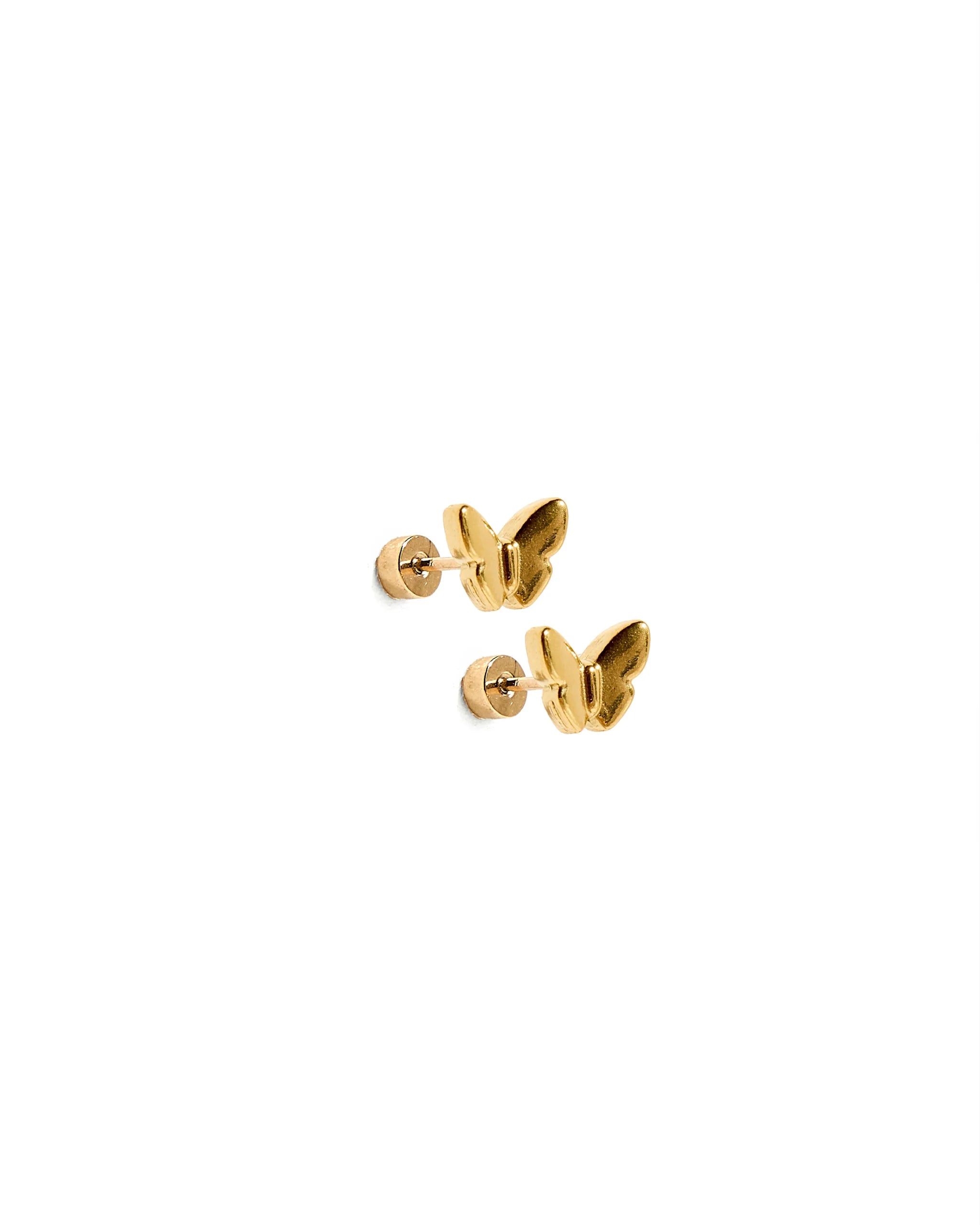 Linny Co 'Bella Butterfly Screwback Stud'