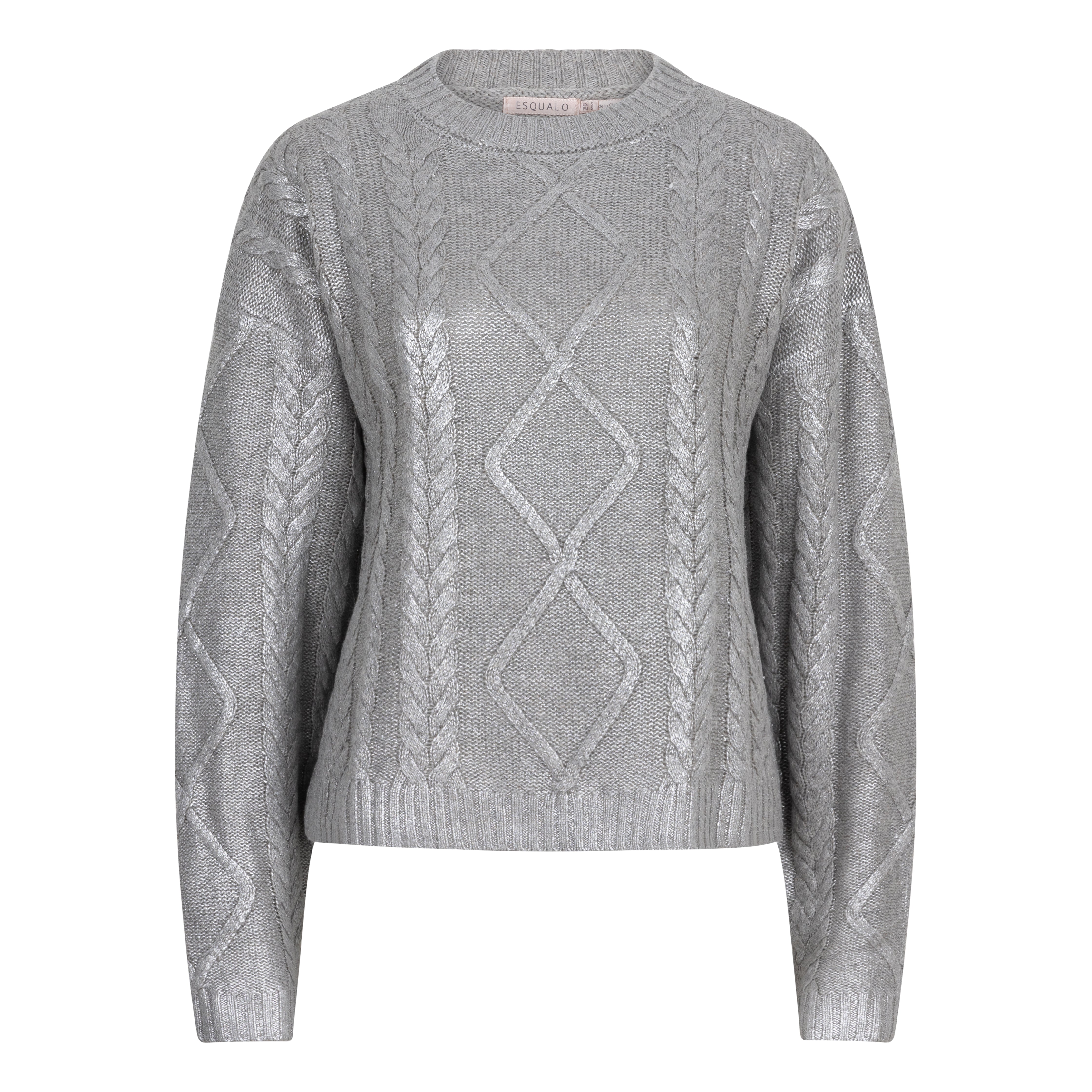 Esqualo 'Cable Foil Sweater'