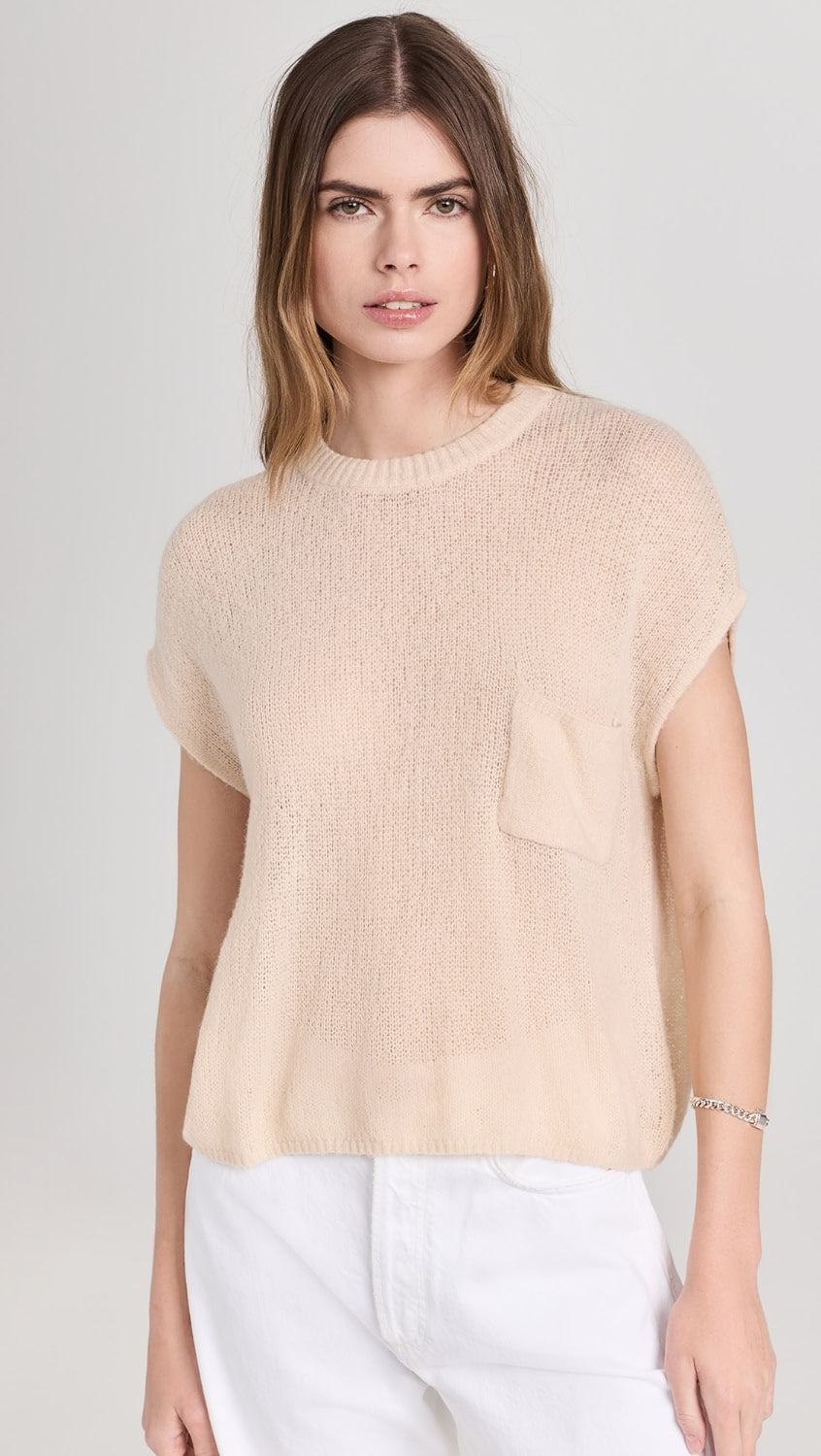 LNA ‘Loma Semi Sheer Sweater’