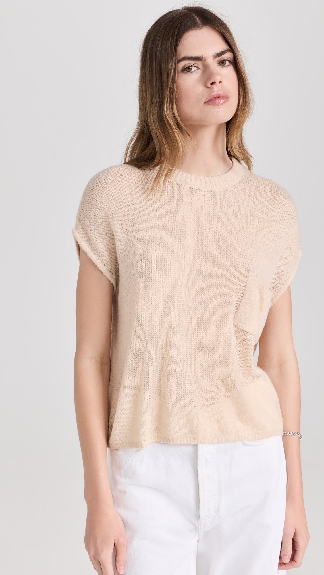 LNA ‘Loma Semi Sheer Sweater’