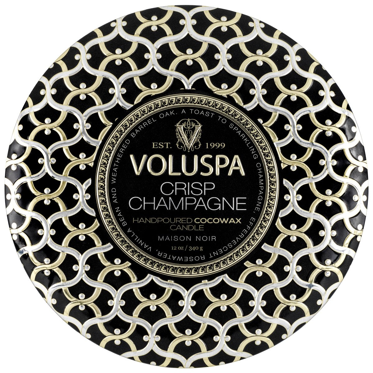 Voluspa ‘Crisp Champagne 3 Wick Tin’ - Cha Boutique