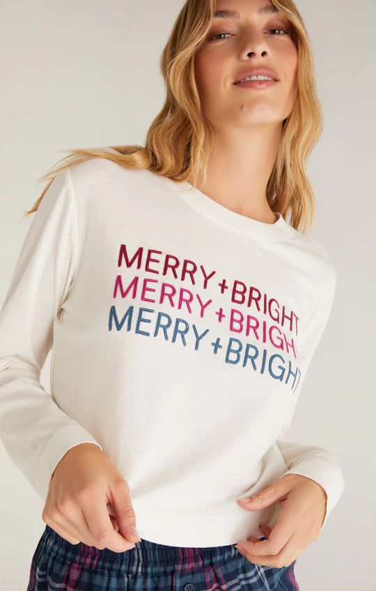 ZSupply ‘Merry And Bright Long Sleeve Top’