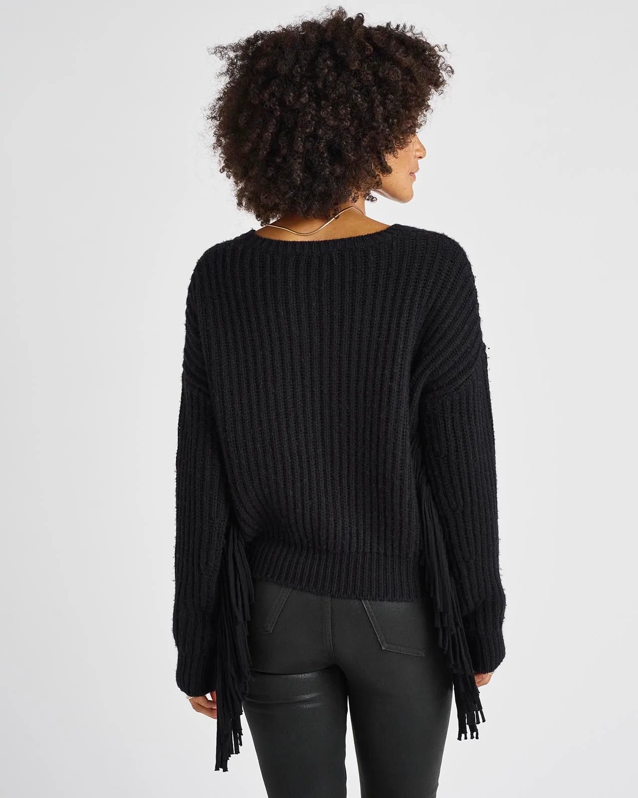 Splendid ‘Britian Fringe Sweater’