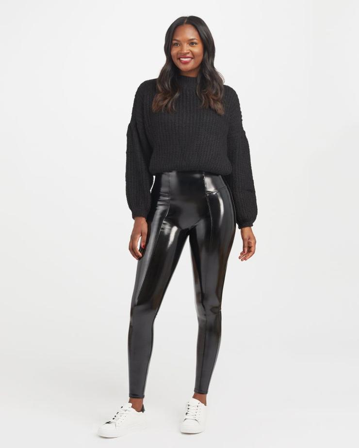 Spanx ‘Faux Patent Leather Legging’ - Cha Boutique