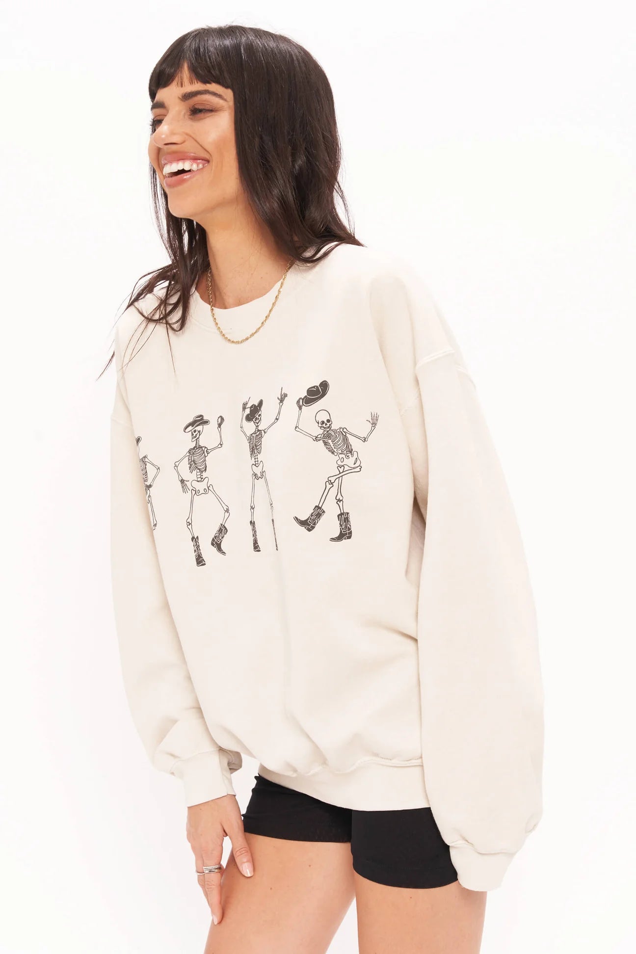 Project Social T ‘Dancing Cowboy Skeletons Sweatshirt’