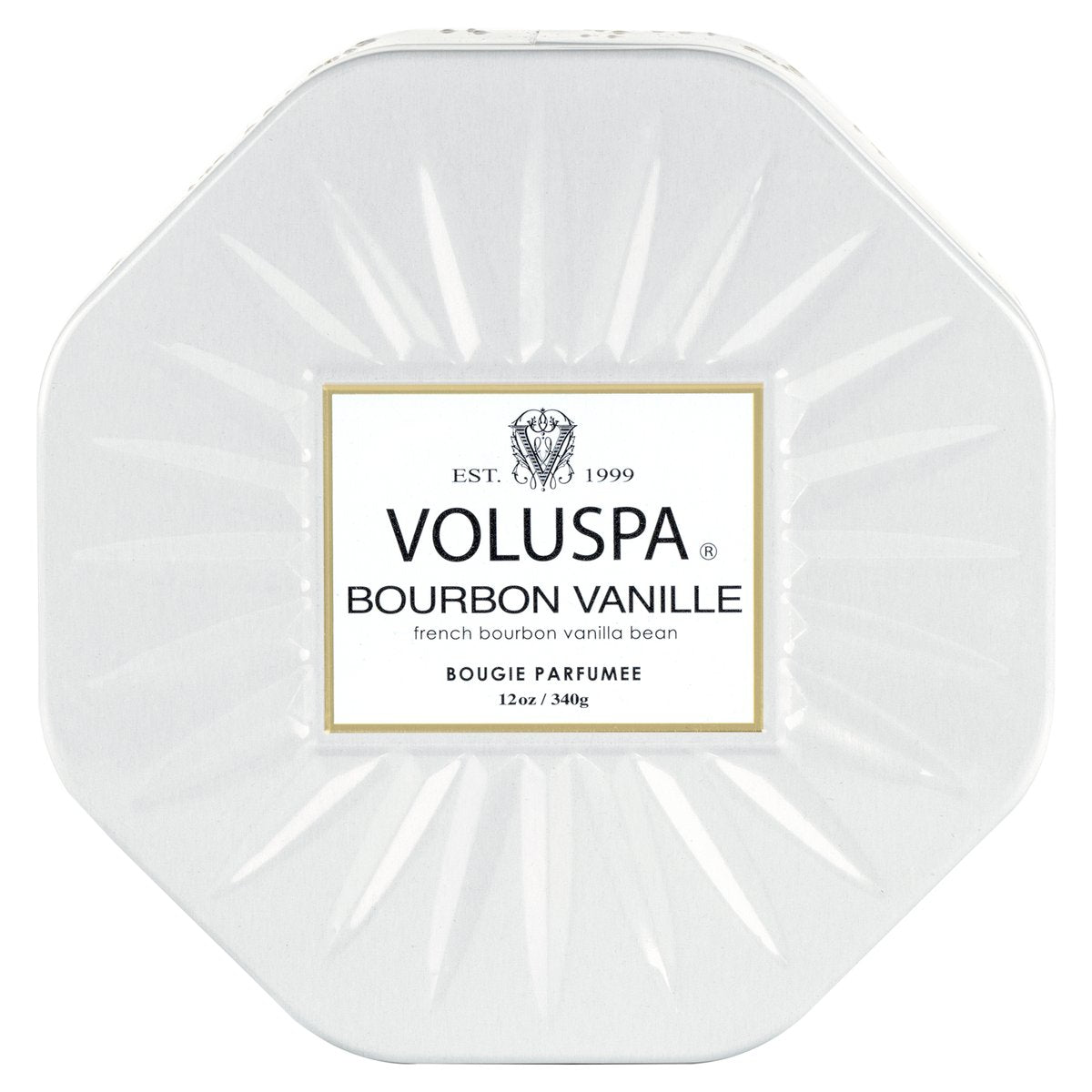 Voluspa ‘Bourbon Vanille Octagon Tin’ - Cha Boutique