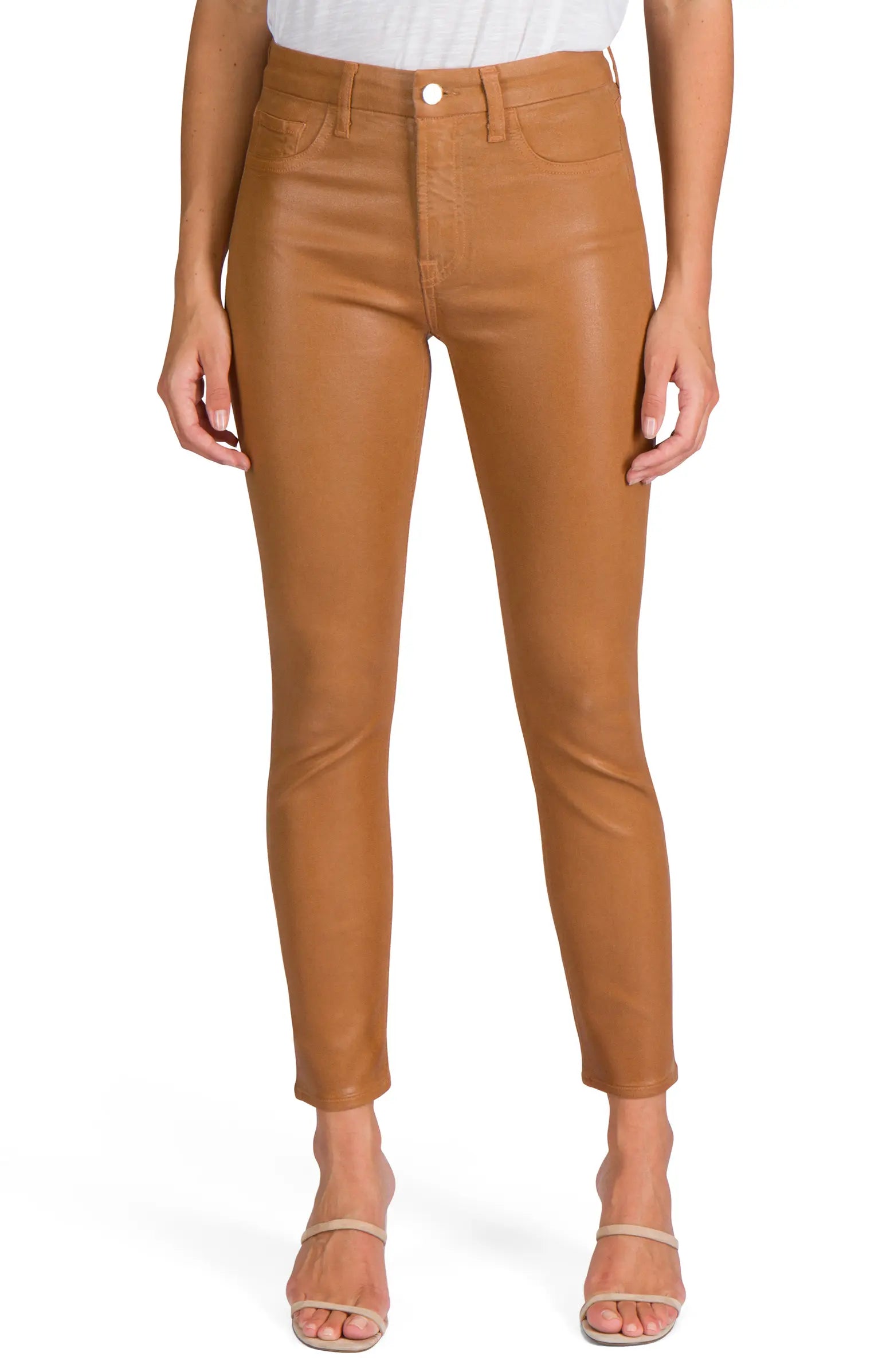 Jen7 ‘Coated Ankle Skinny’