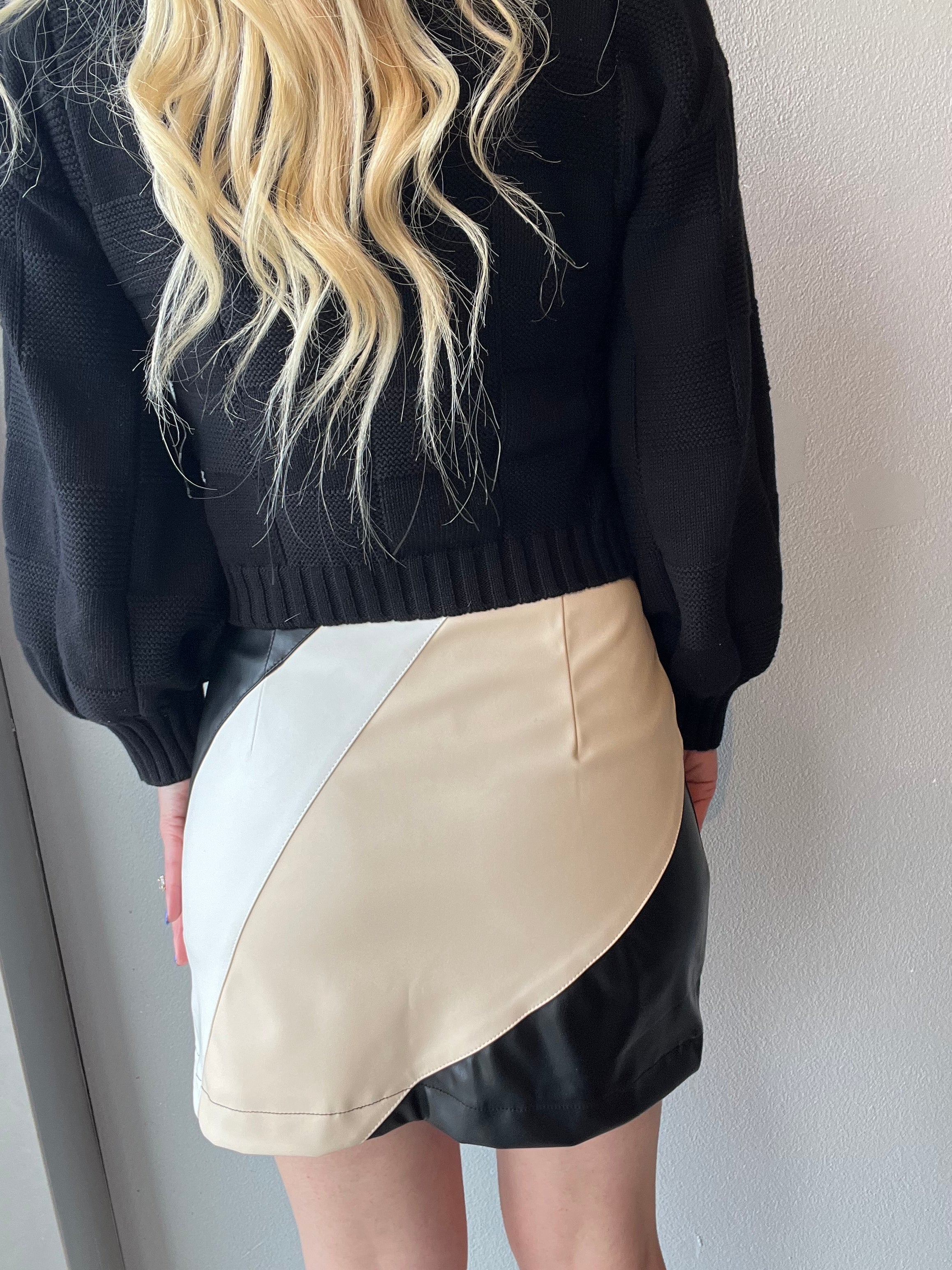 The ‘Miley Leather Skirt’