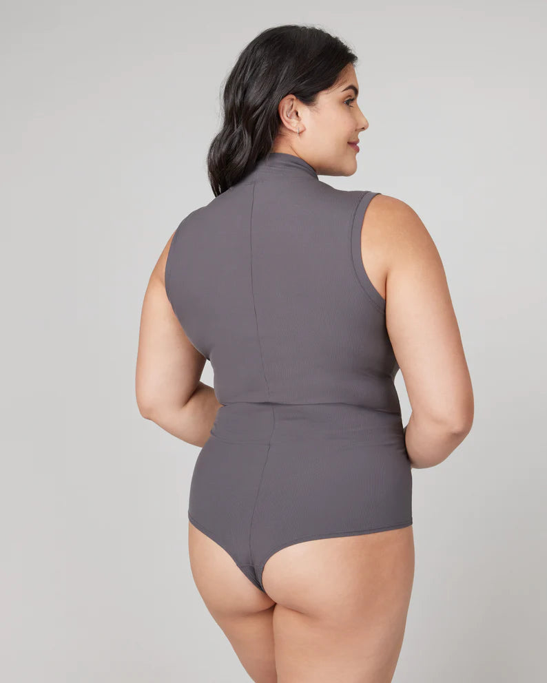 Spanx ‘Ribbed Mocked Neck Bodysuit’