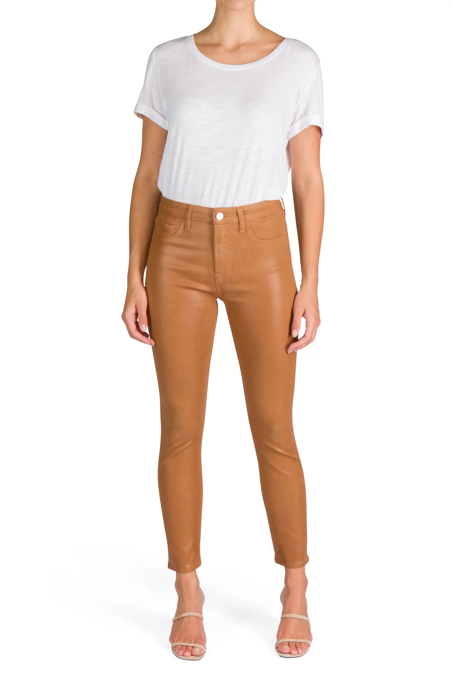 Jen7 ‘Coated Ankle Skinny’