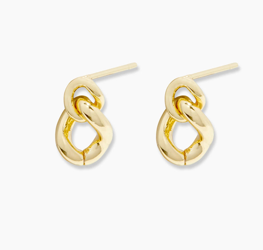 Gorjana ‘Lou Link Interlocking Earrings’