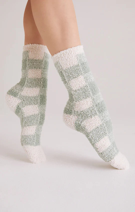 Z Supply ‘Checker Plush Socks’