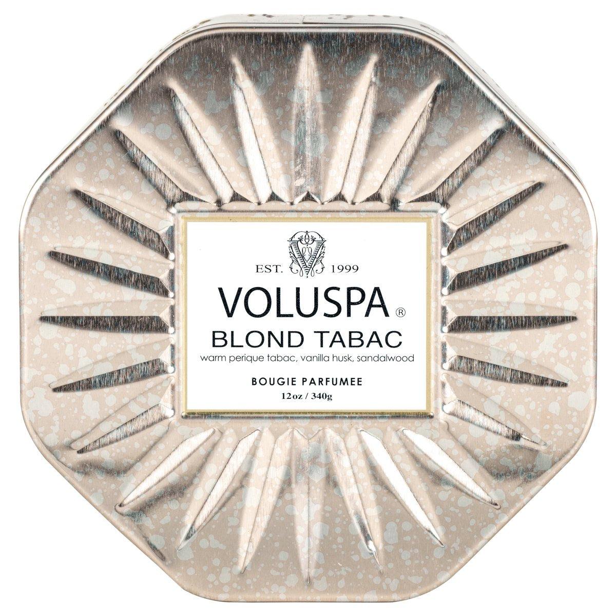 Voluspa ‘Blond Tabac Octagon Tin’ - Cha Boutique