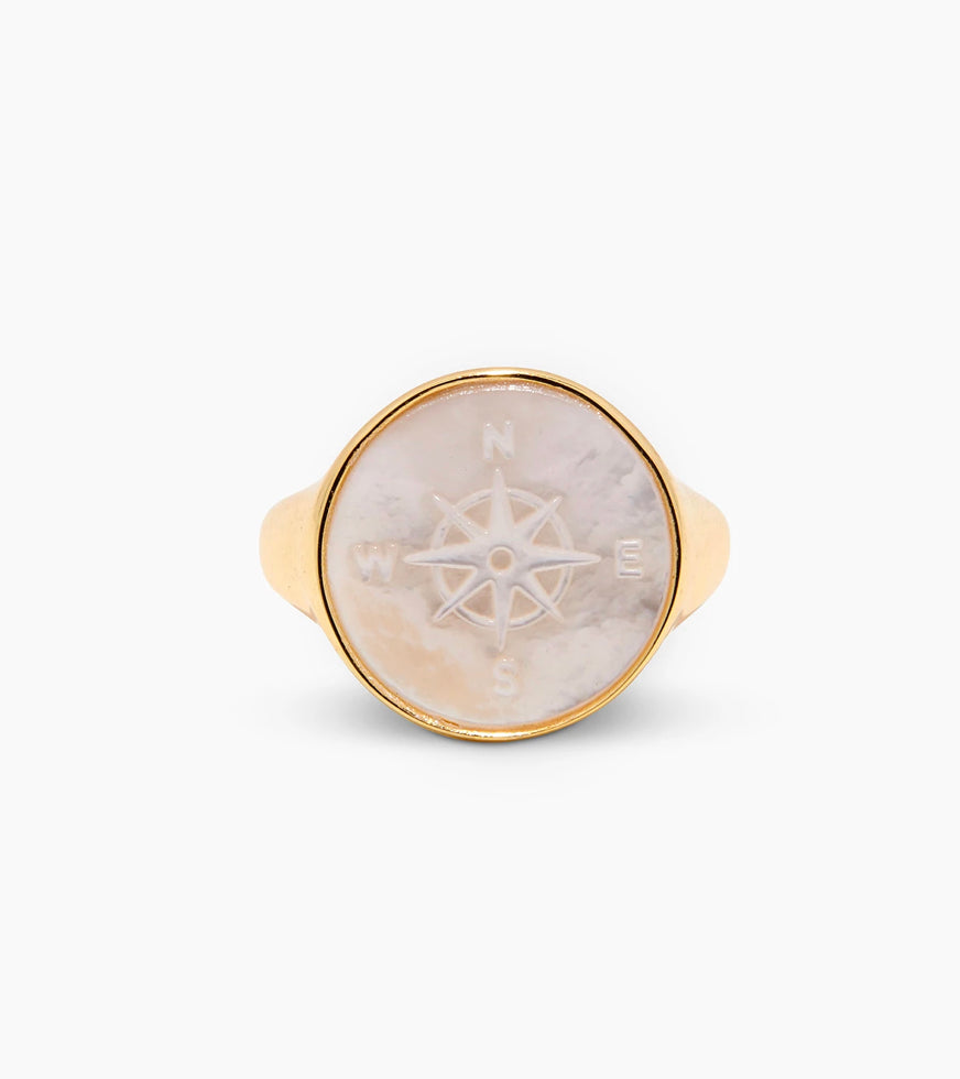 Gorjana ‘Compass Etched Ring’
