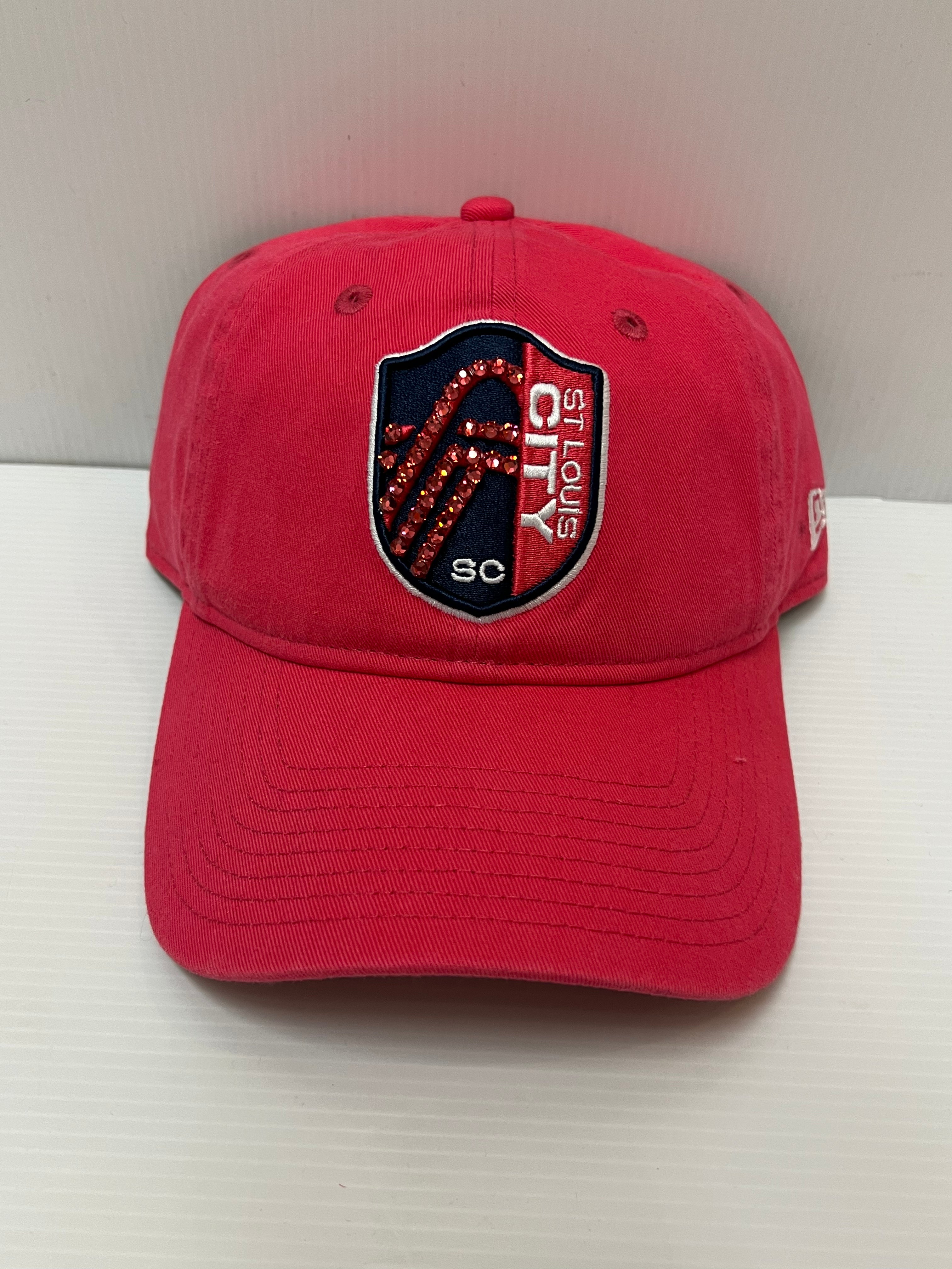 2LU 'Stl City Hat- Red Bling'