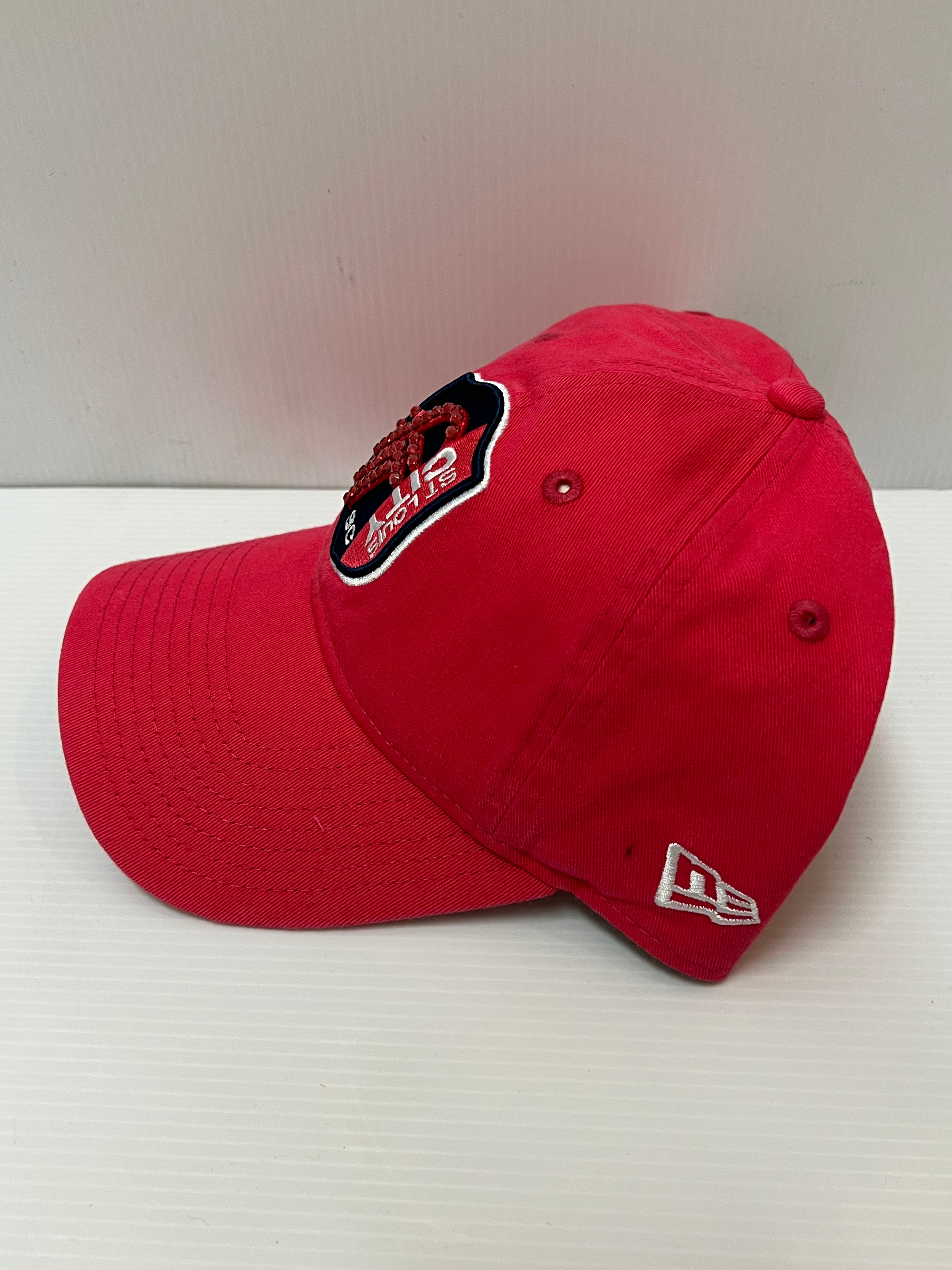 2LU 'Stl City Hat- Red Bling'